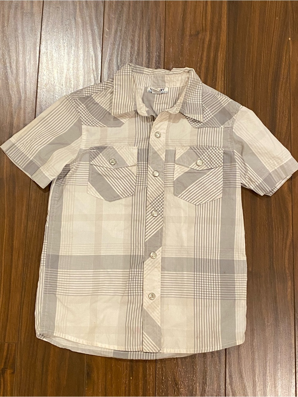 Old Navy snap front shirt boys size small 6/7